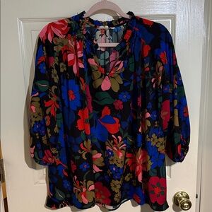 Entro Multicolor Floral Blouse